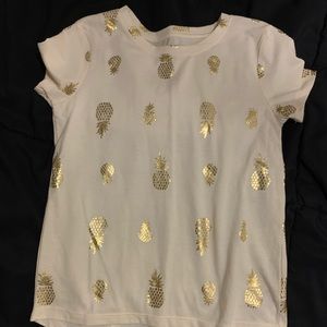 Girls pineapple top new without tags